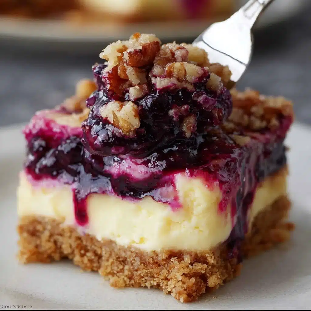 Cream Cheese Lemon Dessert with Blueberry Topping Recipe - Recipe Image