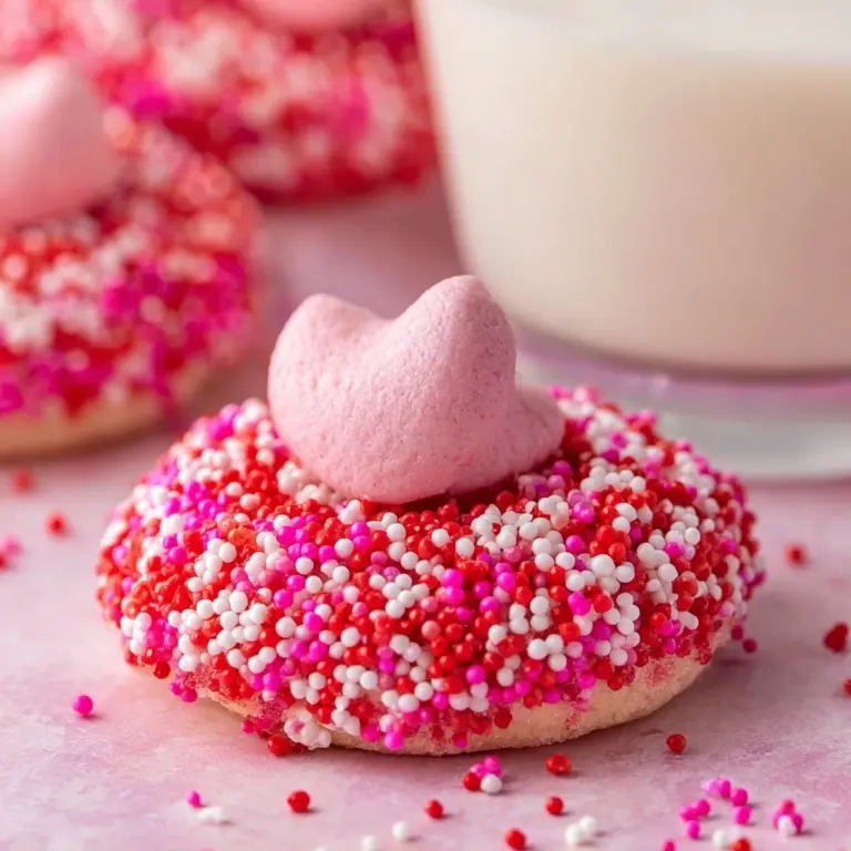 Strawberry Kiss Cookies Recipe