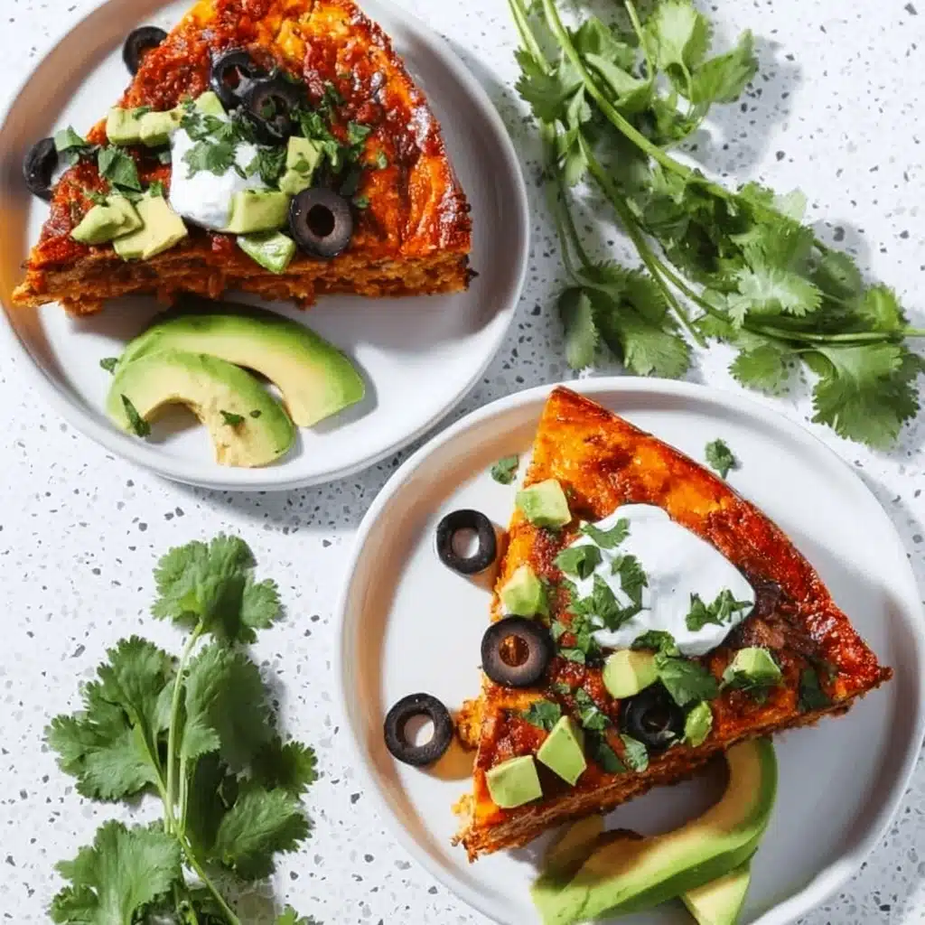 Crustless Keto Taco Pie Recipe - Recipe Image