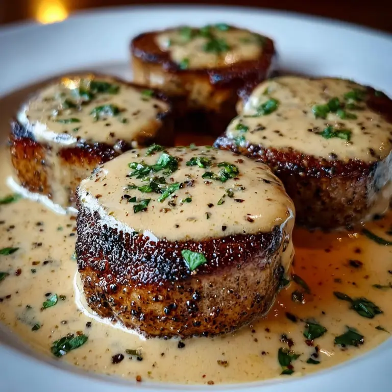 Steak Bourbon Knoblauch Sahnesauce Recipe