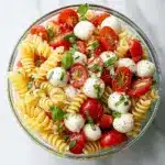 Creamy Caprese Pasta Salad Recipe