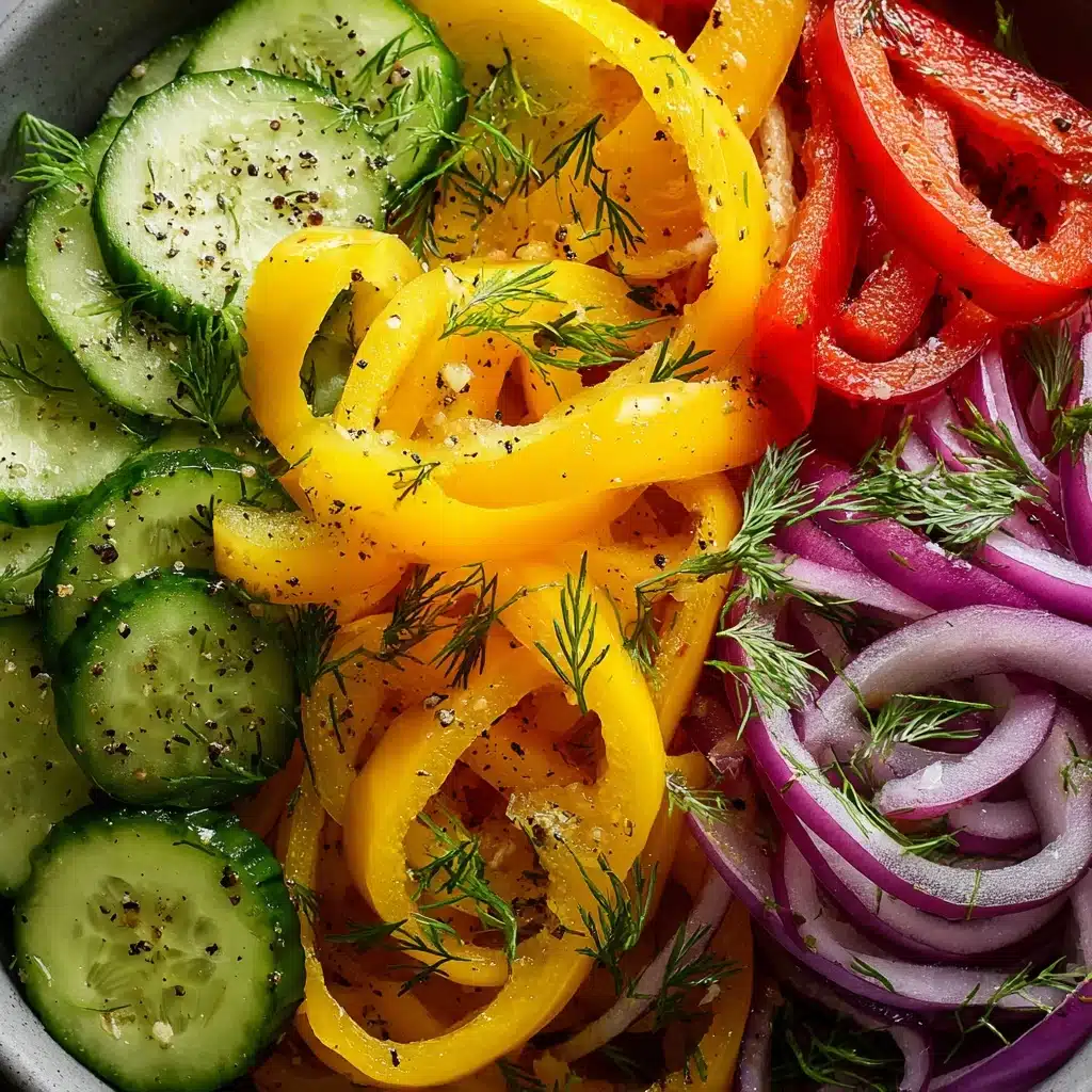 Cucumber Sweet Pepper Salad Recipe
