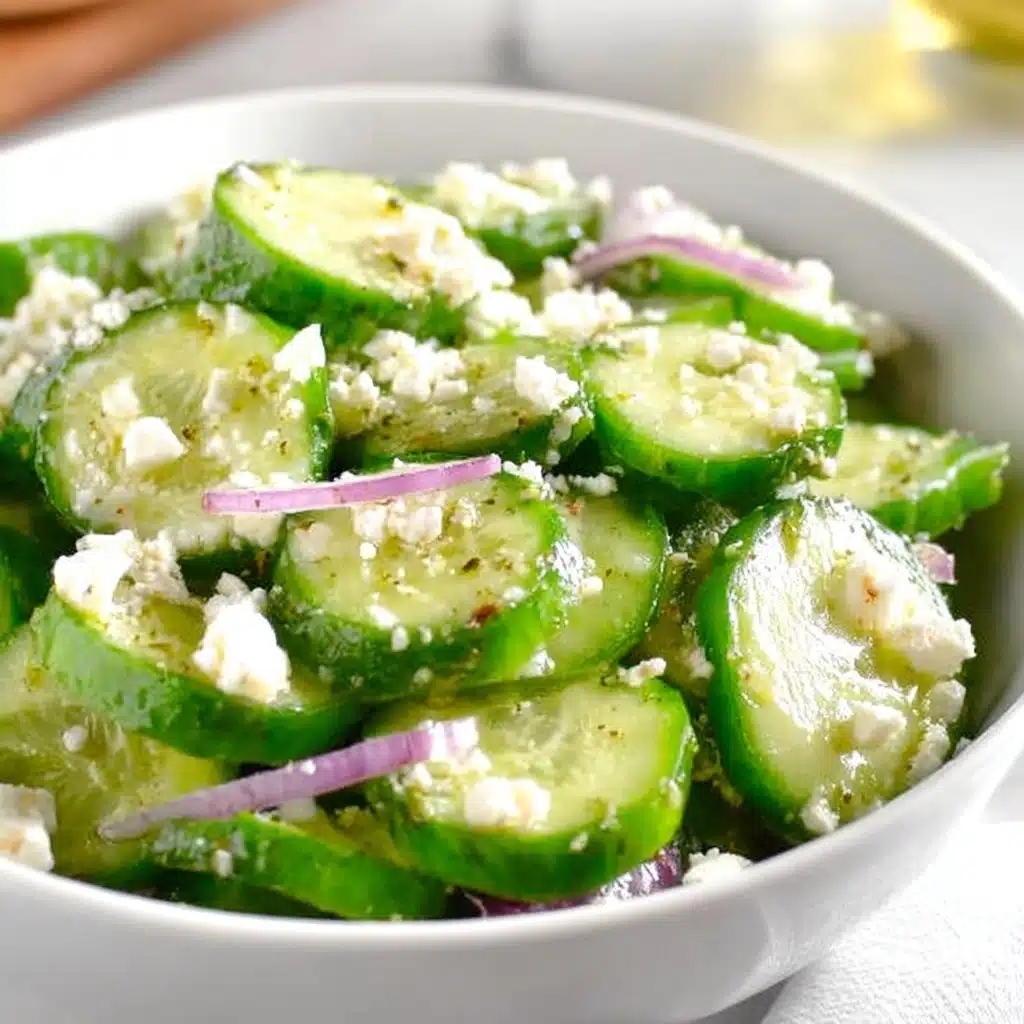 Cucumber Feta Salad Recipe - Recipe Image