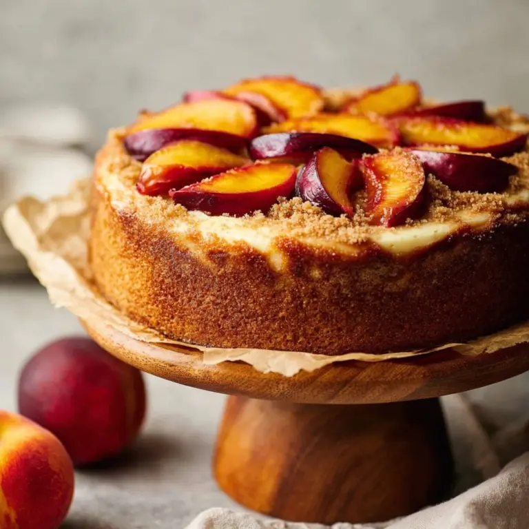 Peach Cobbler Cheesecake Recipe