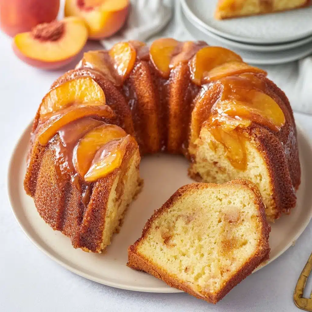 Peach Cobbler Pound Cake Recipe
