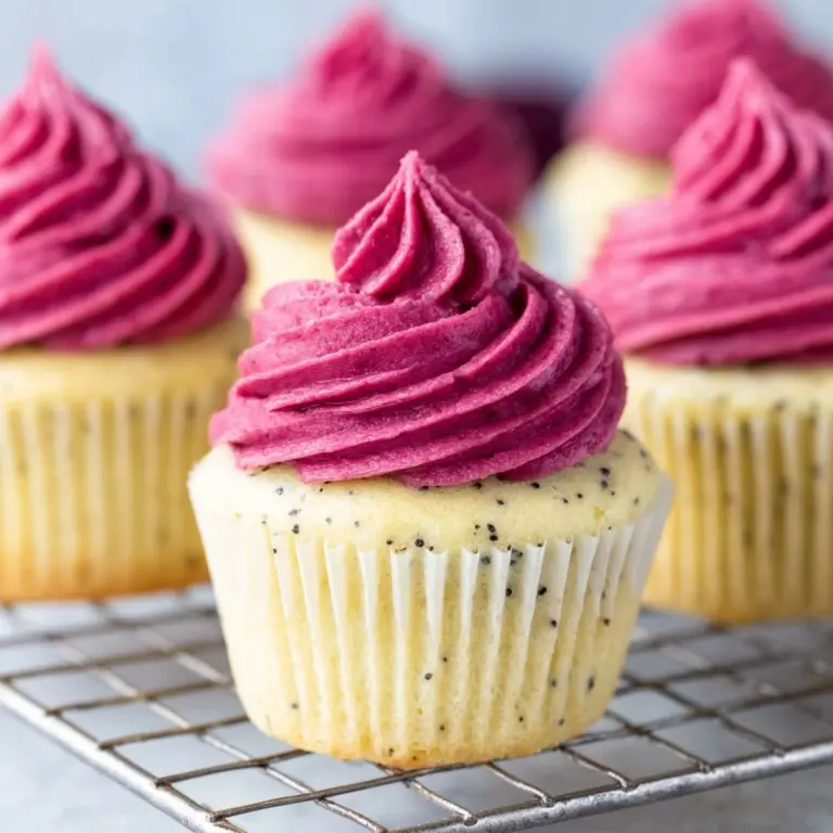 Lemon Poppy Seed Cupcakes Recipe