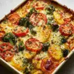 High-Protein Cottage Cheese Veggie Bake Recipe
