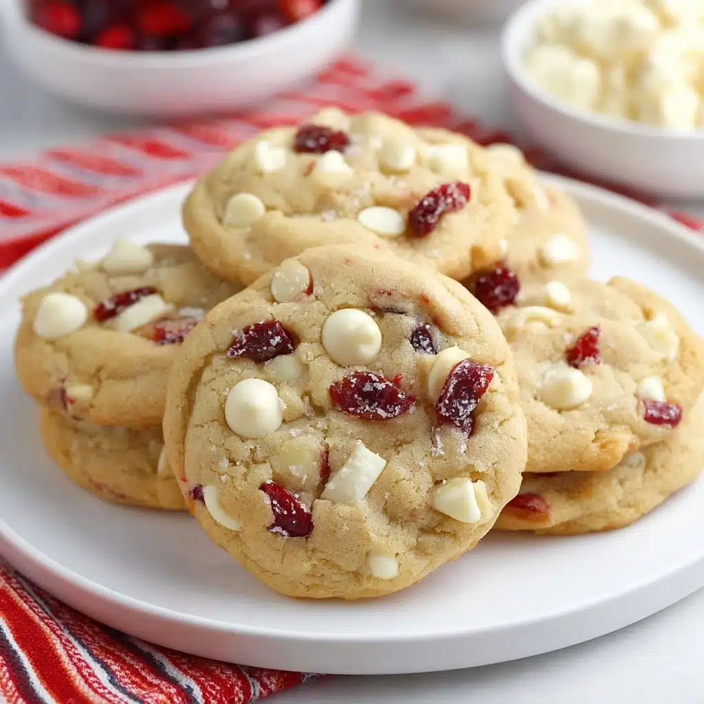 White Chocolate Cranberry Cookies Recipe