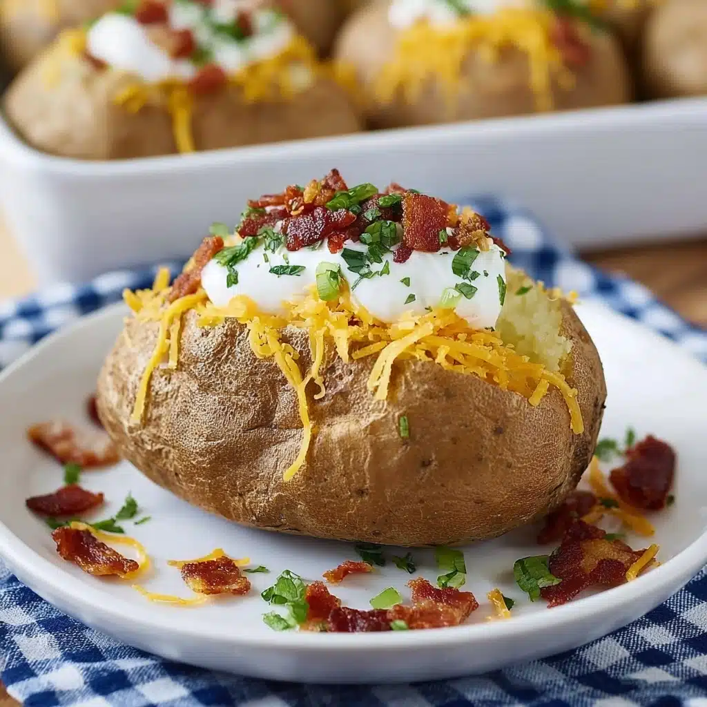 Best Steakhouse Baked Potatoes Recipe