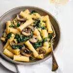 Spinach Mushroom Pasta Recipe