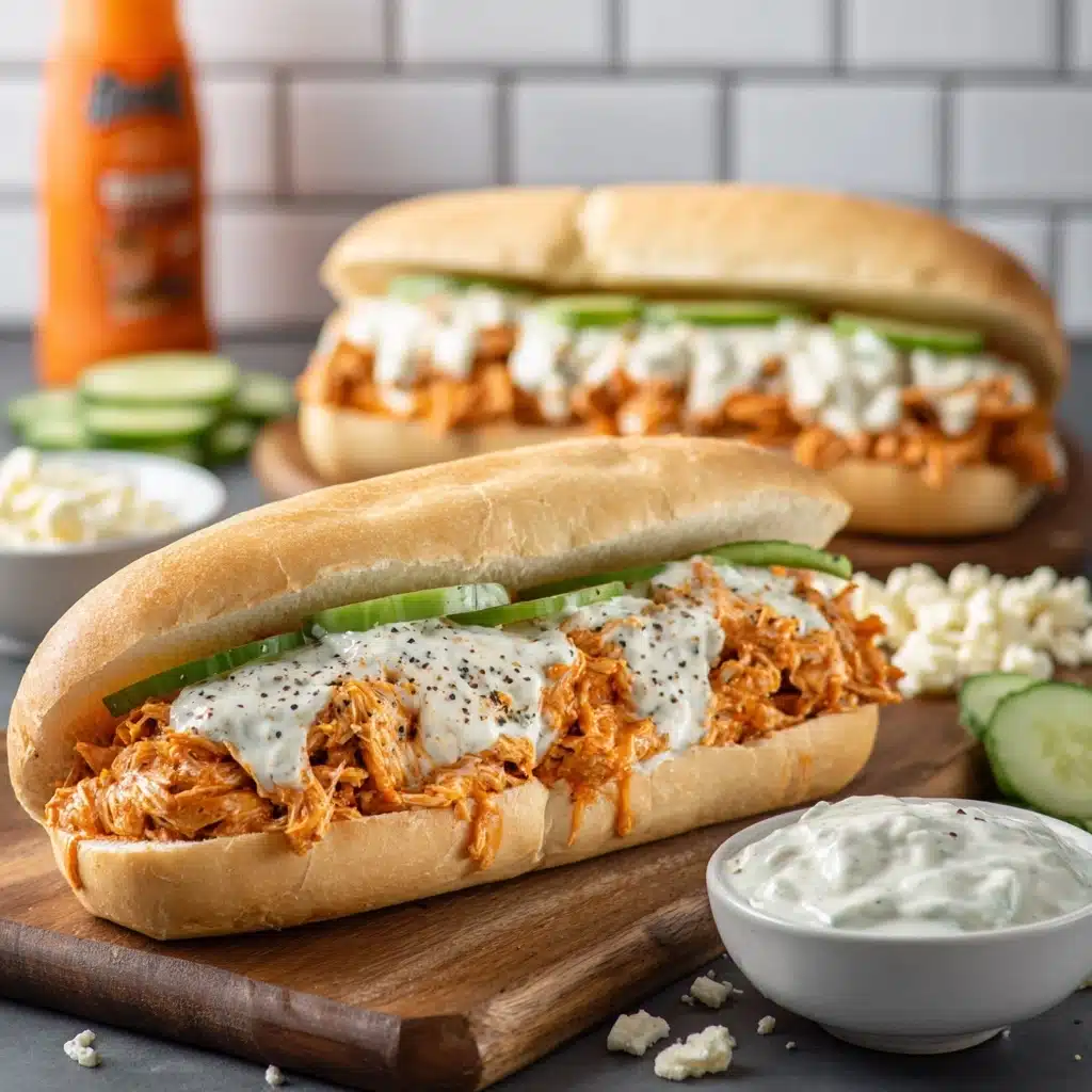 Best Buffalo Chicken Cheesesteak Recipe - Recipe Image