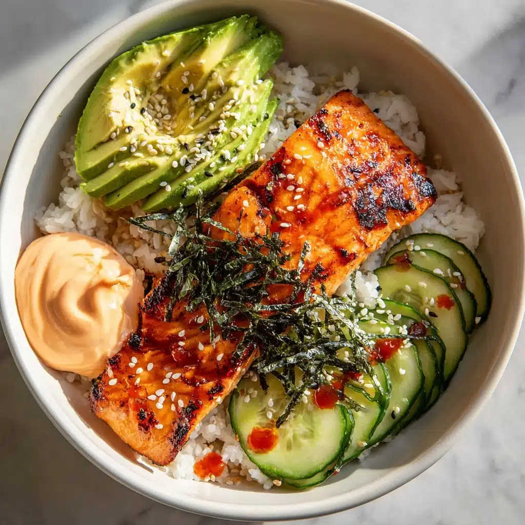 Baked Salmon Sushi Bowl Recipe
