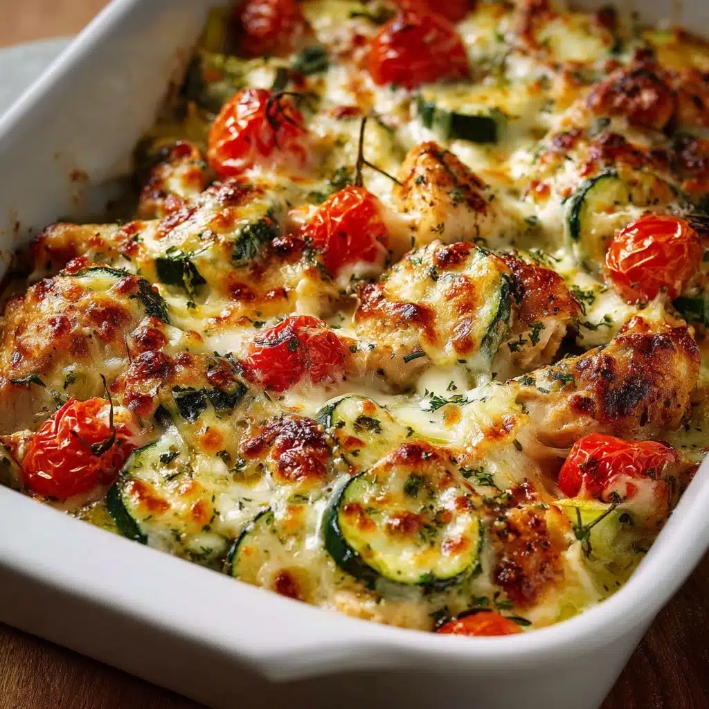 Best Mediterranean Chicken Zucchini Bake Recipe