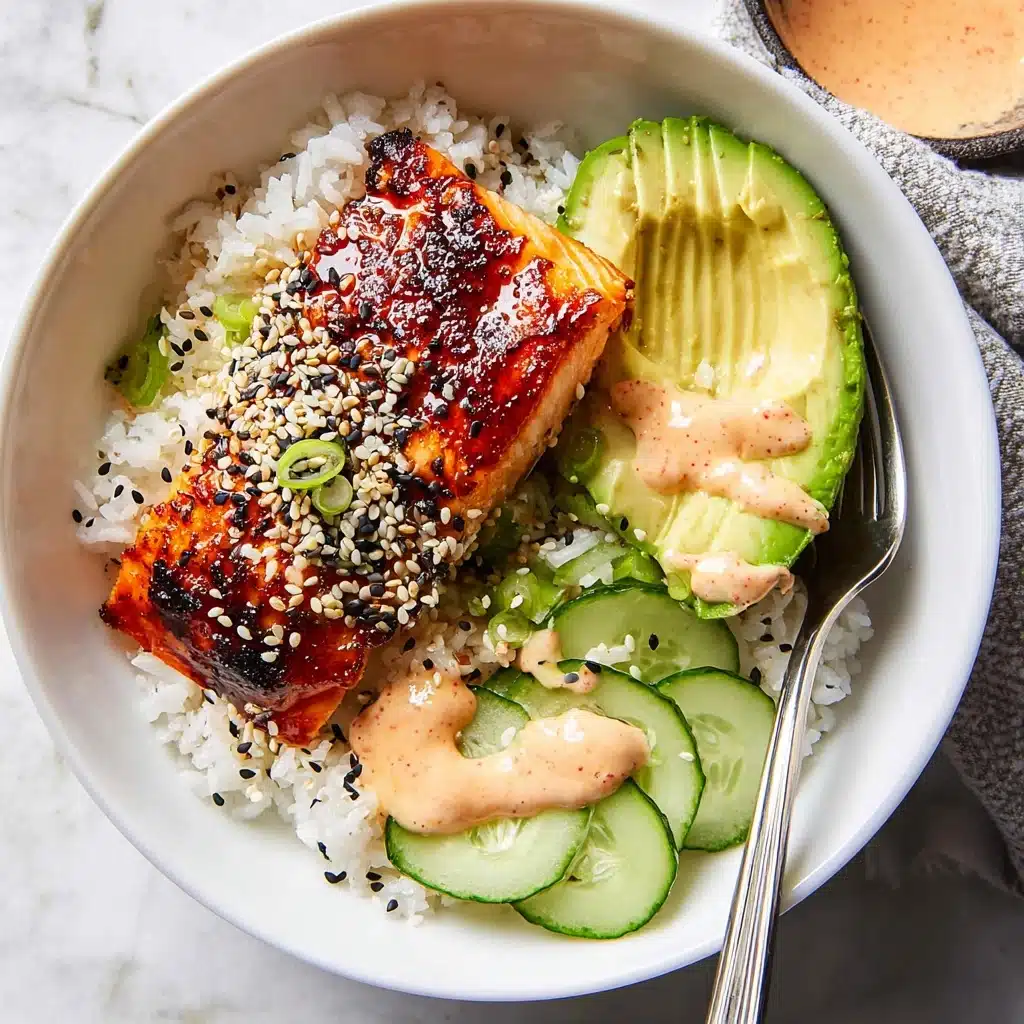 Baked Salmon Sushi Bowl Recipe - Recipe Image