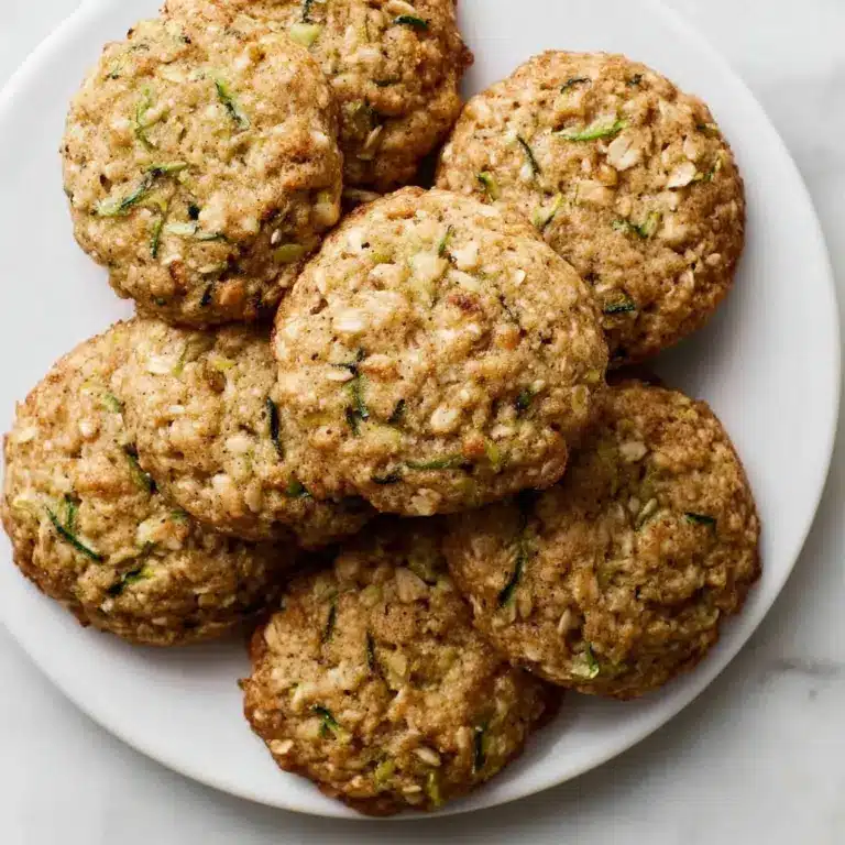 Healthy Zucchini Oatmeal Cookies Recipe