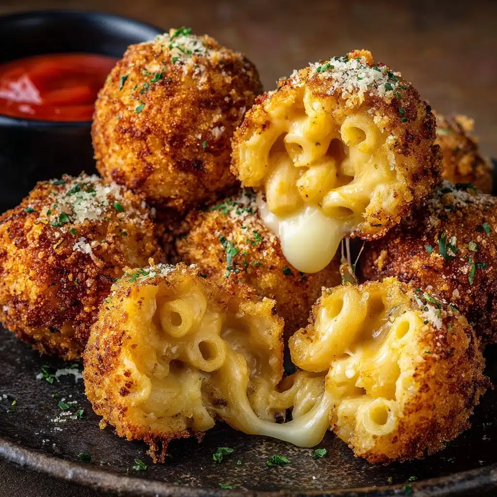 Crispy Fried Mac and Cheese Balls: The Ultimate Party Snack Recipe - Recipe Image