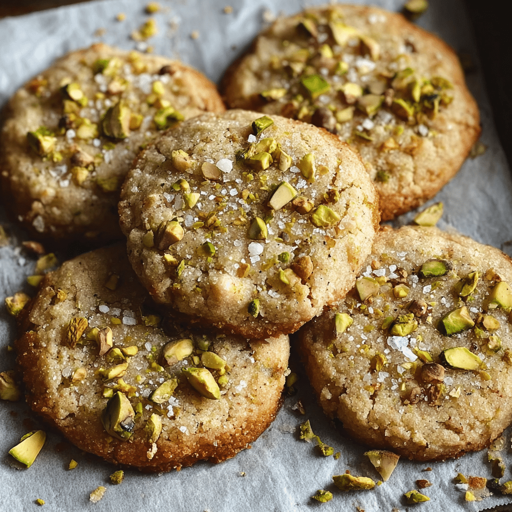 Salted Honey Pistachio Cookies Recipe - Recipe Image