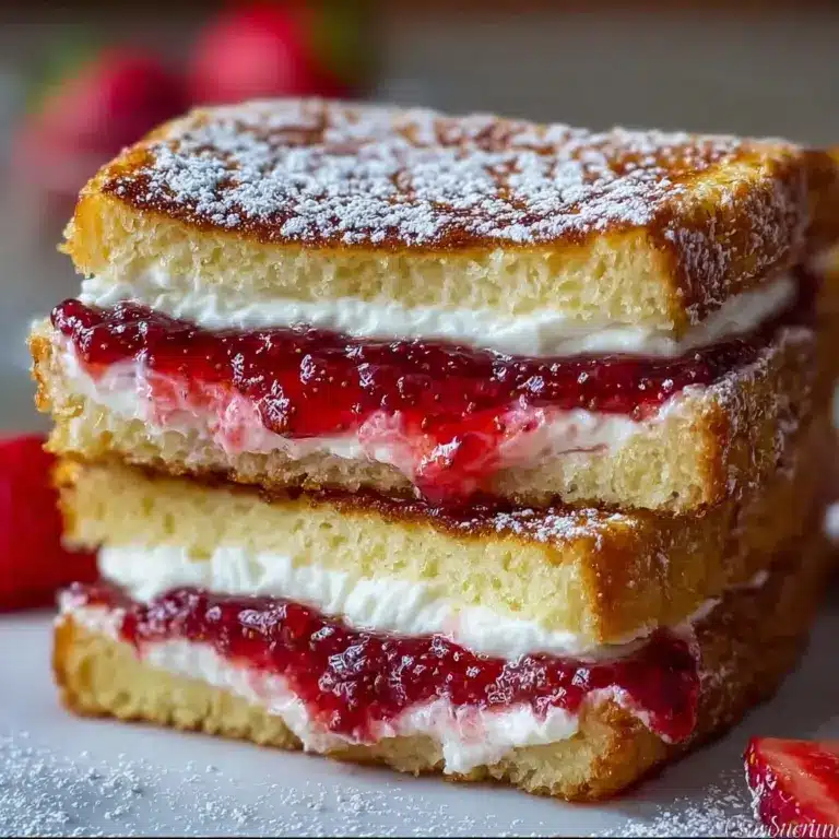 Fried Strawberry Cheesecake Sandwiches Recipe