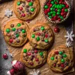 Santa’s Favorite Peanut Butter M&M Cookies Recipe