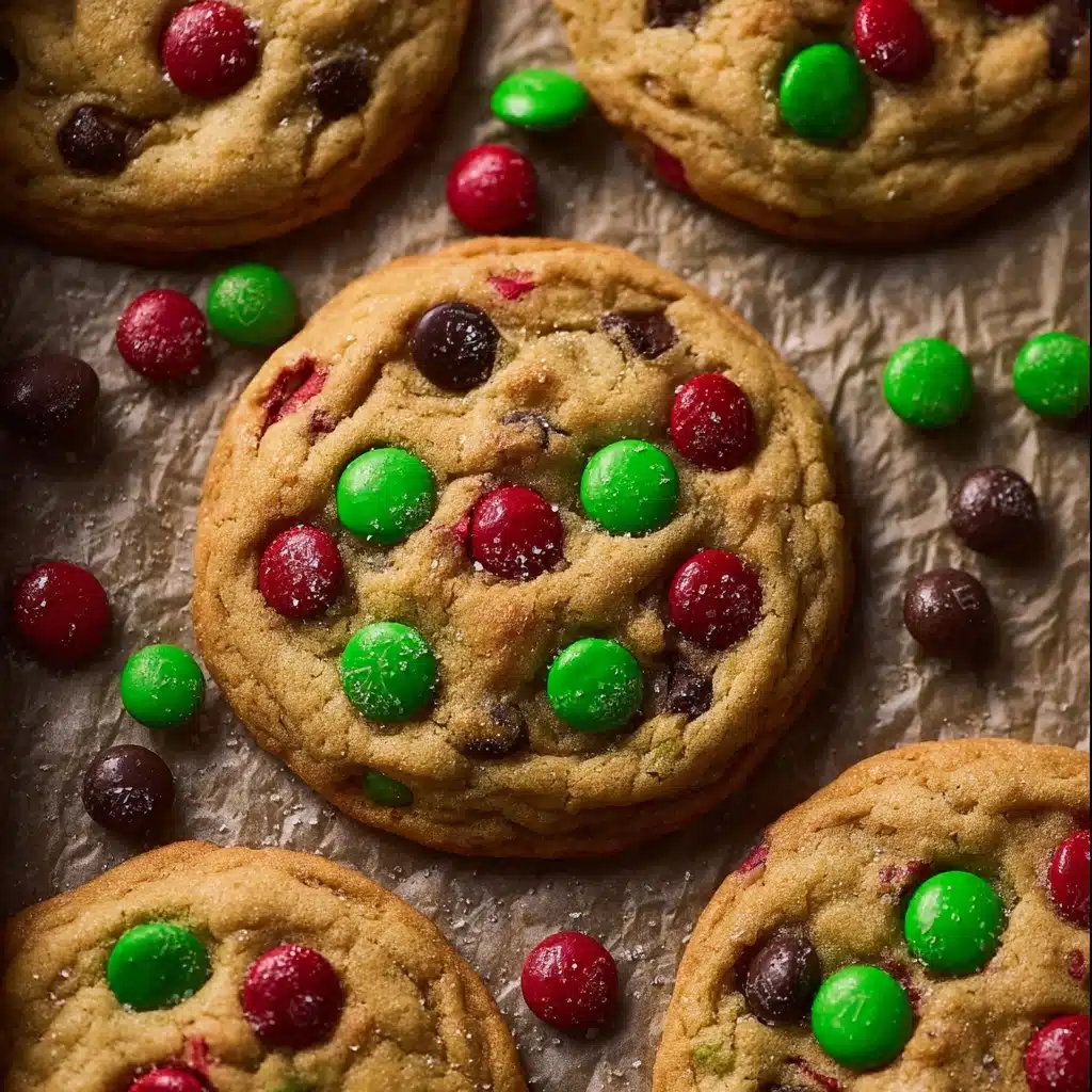 Santa’s Favorite Peanut Butter M&M Cookies Recipe - Recipe Image