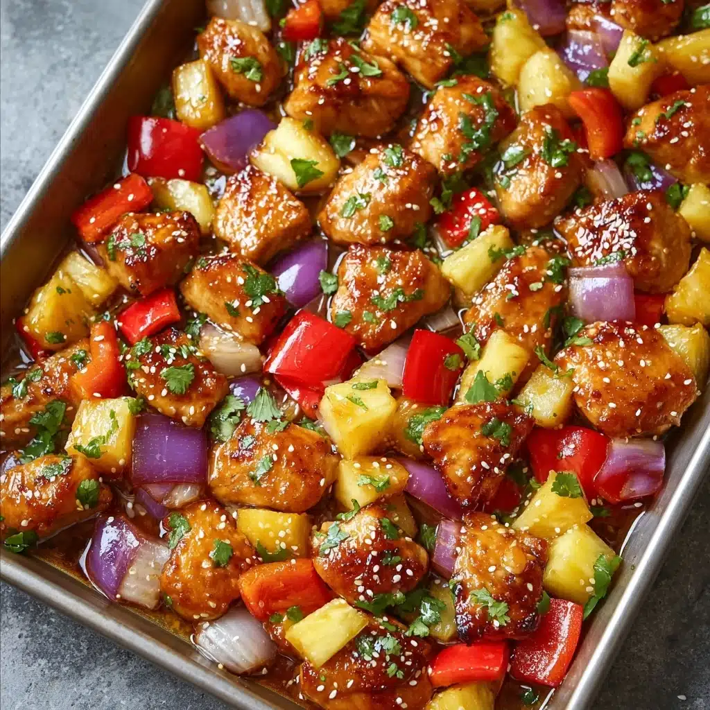 Hawaiian Chicken Sheet Pan Recipe