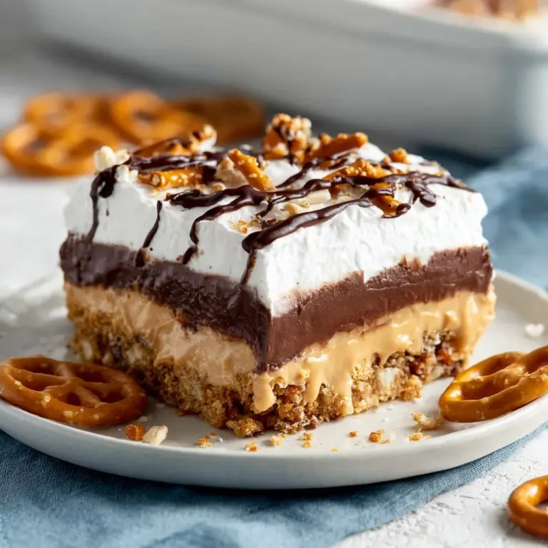 Peanut Butter Pretzel Pie Recipe