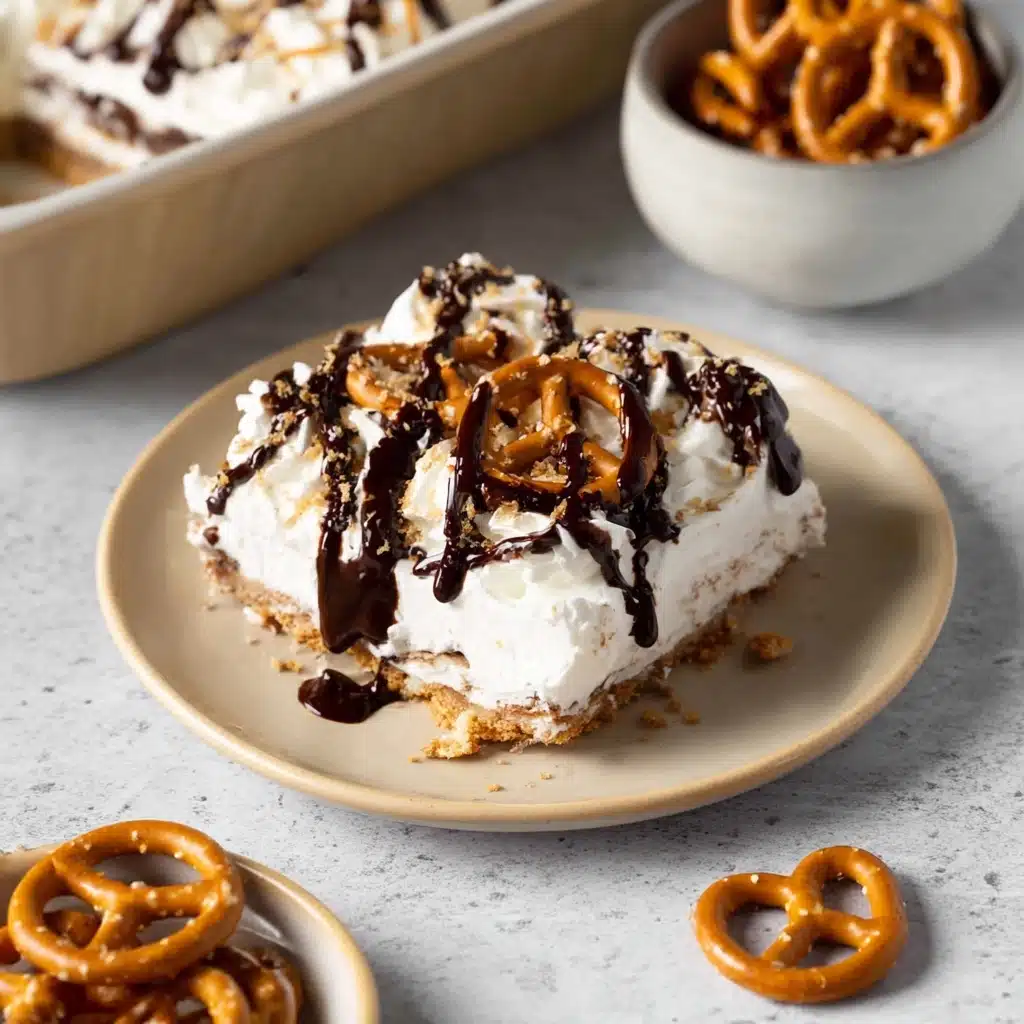 Peanut Butter Pretzel Pie Recipe - Recipe Image