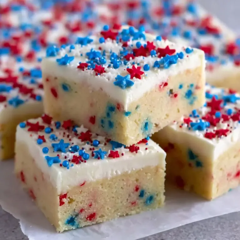 Patriotic Sugar Cookie Bars Recipe