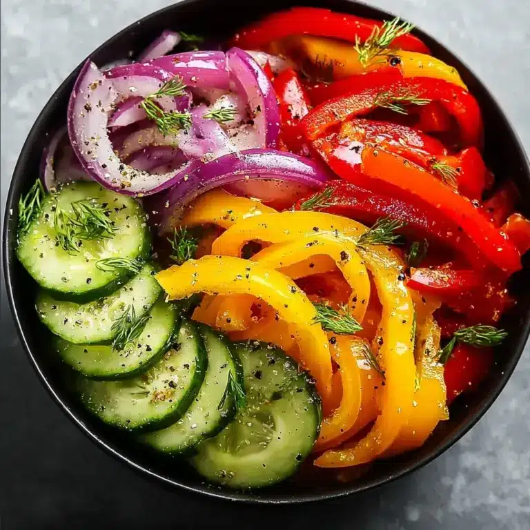 Cucumber Sweet Pepper Salad Recipe