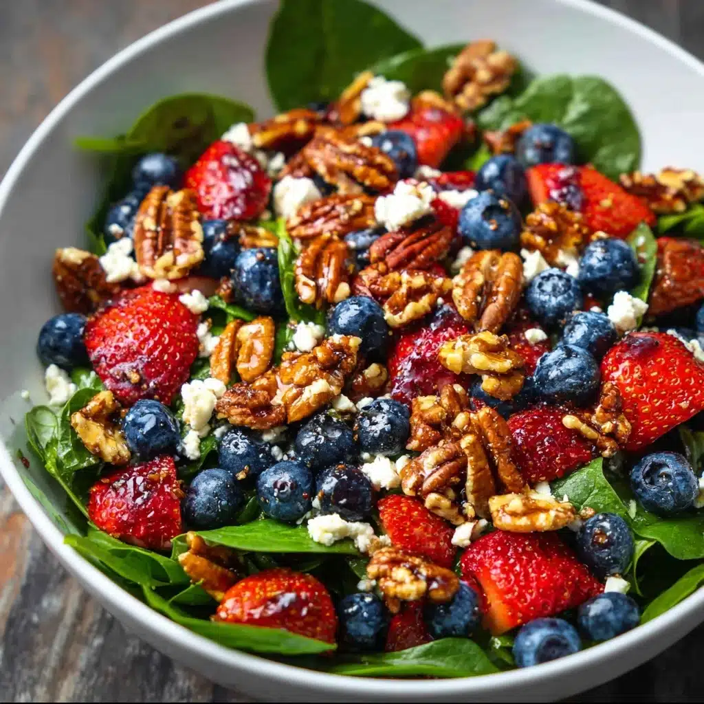 15-Minute Strawberry Spinach Salad Recipe - Recipe Image