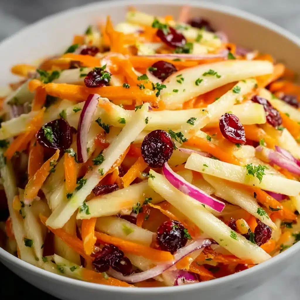 Refreshing Apple Cranberry Carrot Salad Recipe - Recipe Image