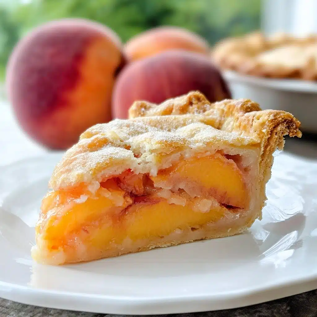 The Perfect Peach Pie Recipe