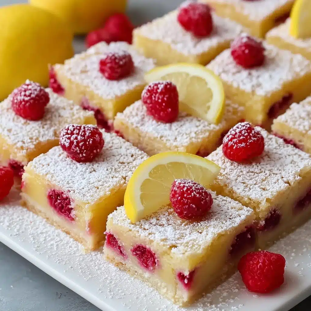 Raspberry Lemon Bars Recipe - Recipe Image