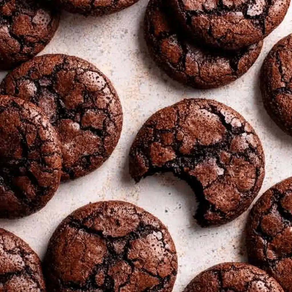 20 Minute Fudgy Chocolate Brownie Cookies Recipe - Recipe Image