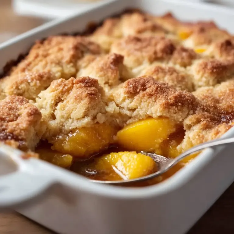Irresistible Easy Southern Peach Cobbler Recipe to Savor Recipe