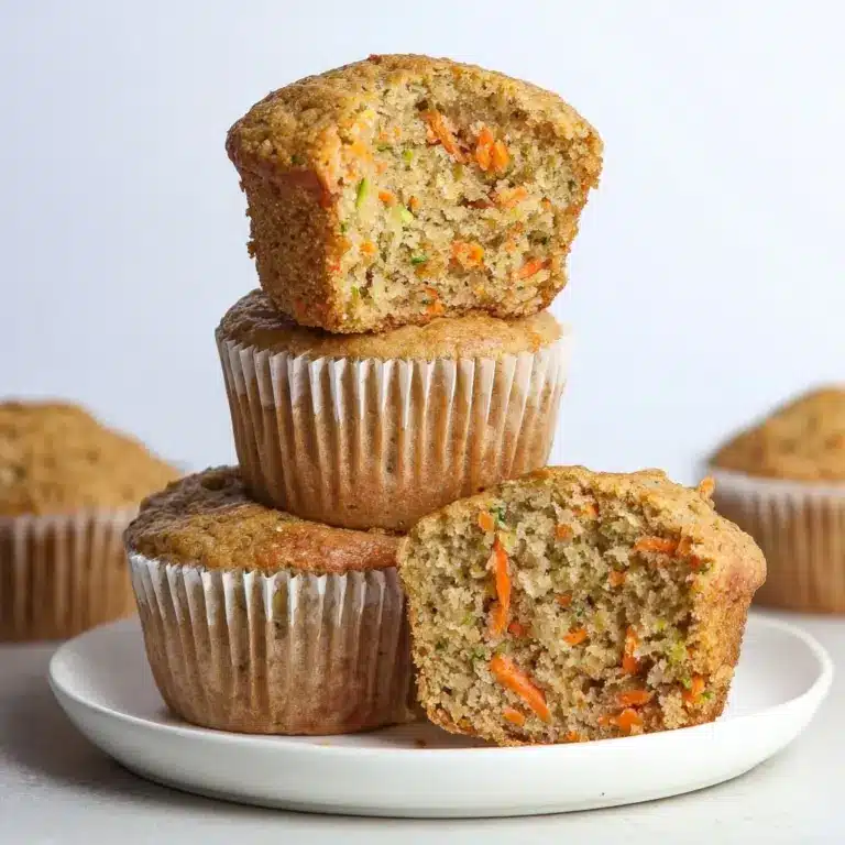 Zucchini Carrot Oatmeal Muffins Recipe