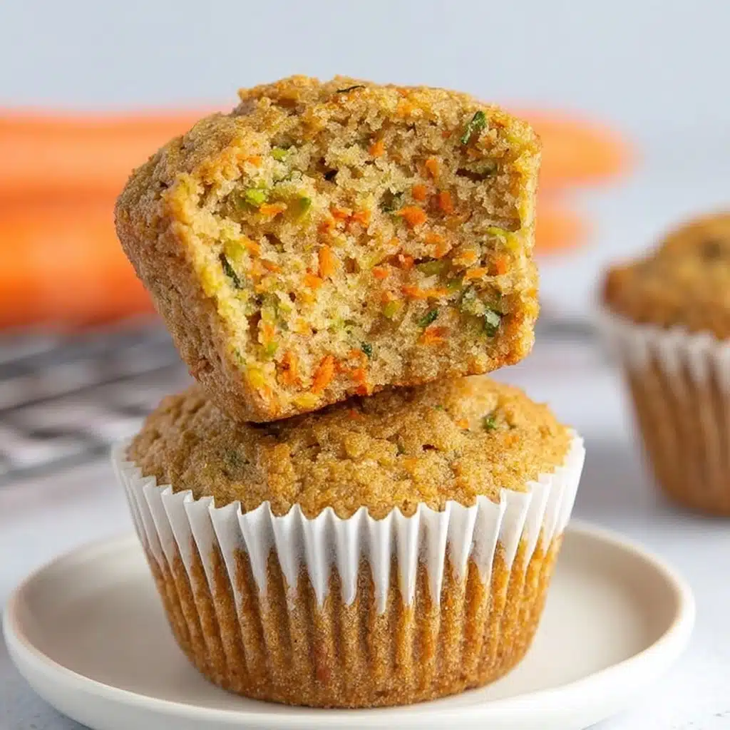 Zucchini Carrot Oatmeal Muffins Recipe - Recipe Image