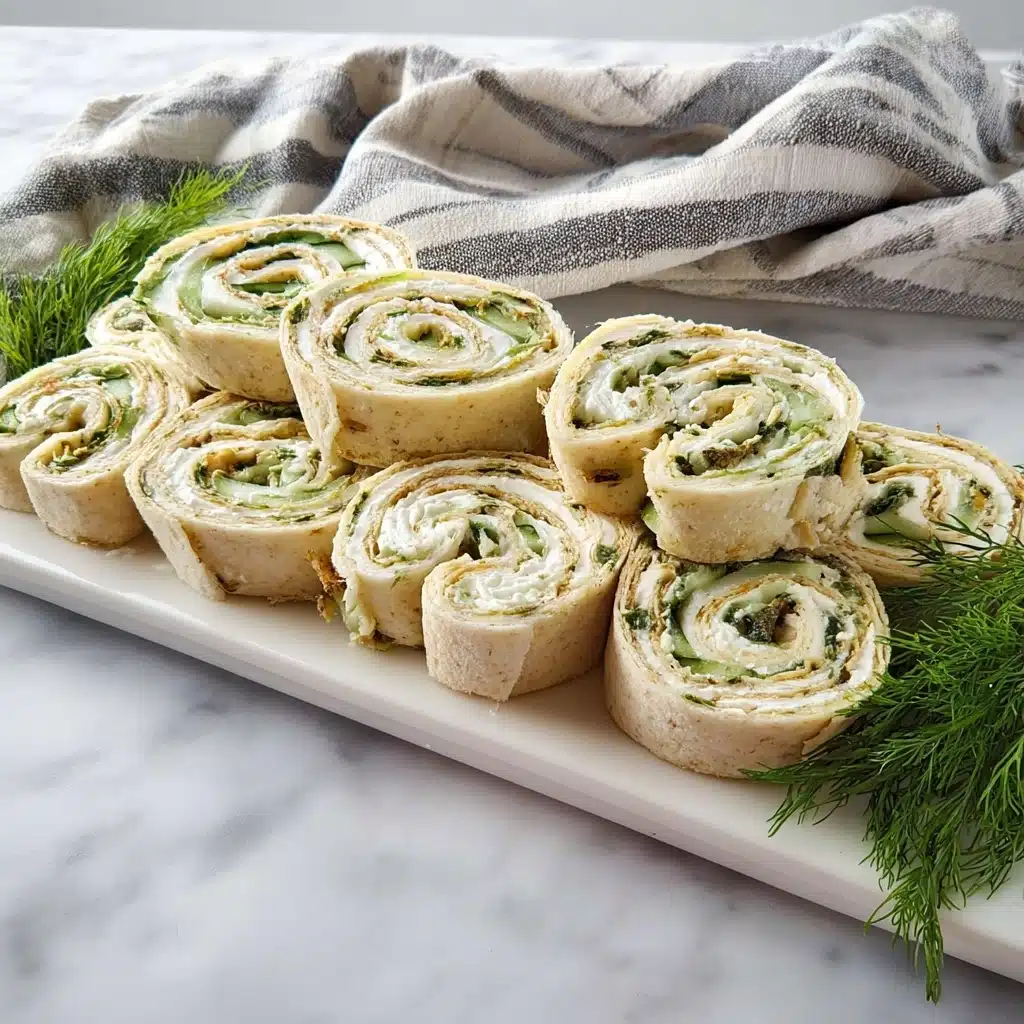 Light and Refreshing Cucumber Dill Pinwheels Recipe