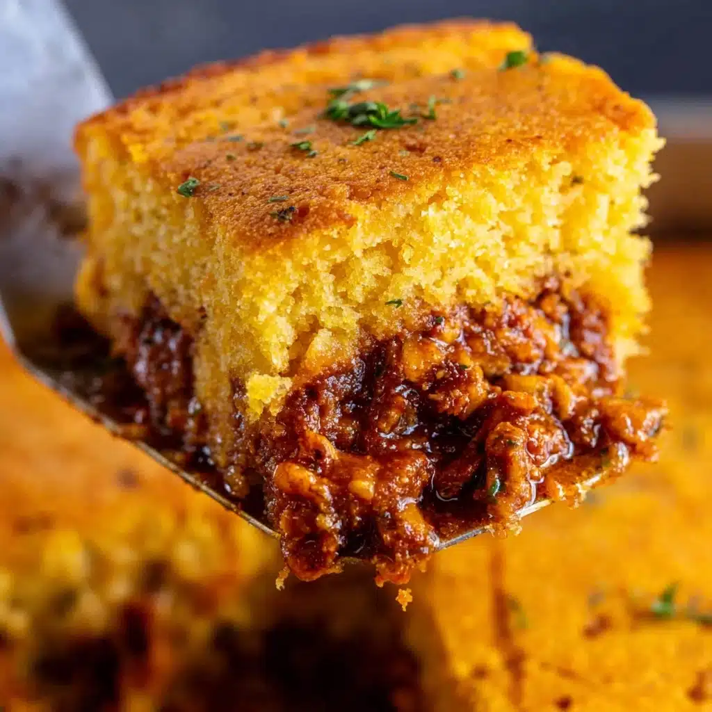 BBQ Chicken Cornbread Casserole Recipe - Recipe Image