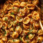 One Pot French Onion Pasta Recipe