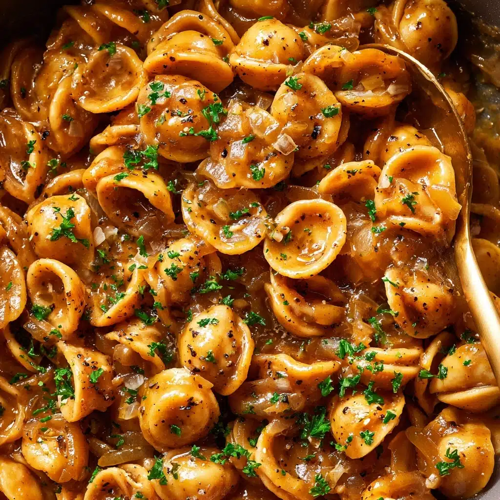 One Pot French Onion Pasta Recipe