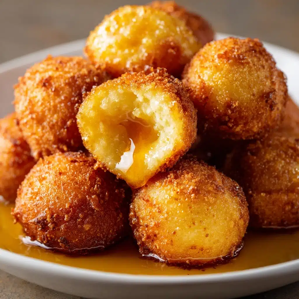 Honey Butter Cornbread Poppers Recipe - Recipe Image