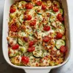 Best Mediterranean Chicken Zucchini Bake Recipe