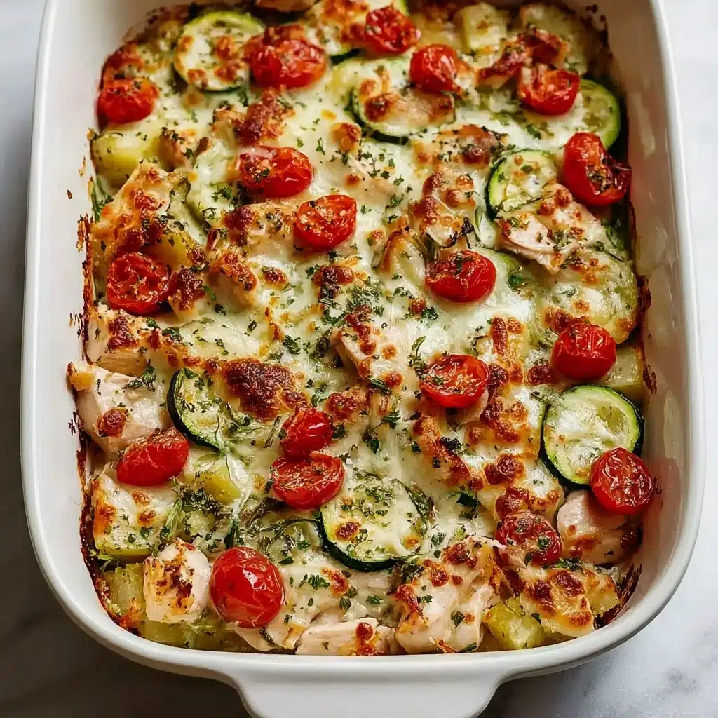 Best Mediterranean Chicken Zucchini Bake Recipe - Recipe Image
