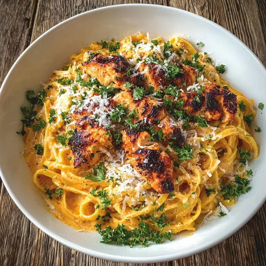 Easy Cowboy Butter Chicken Linguine Recipe