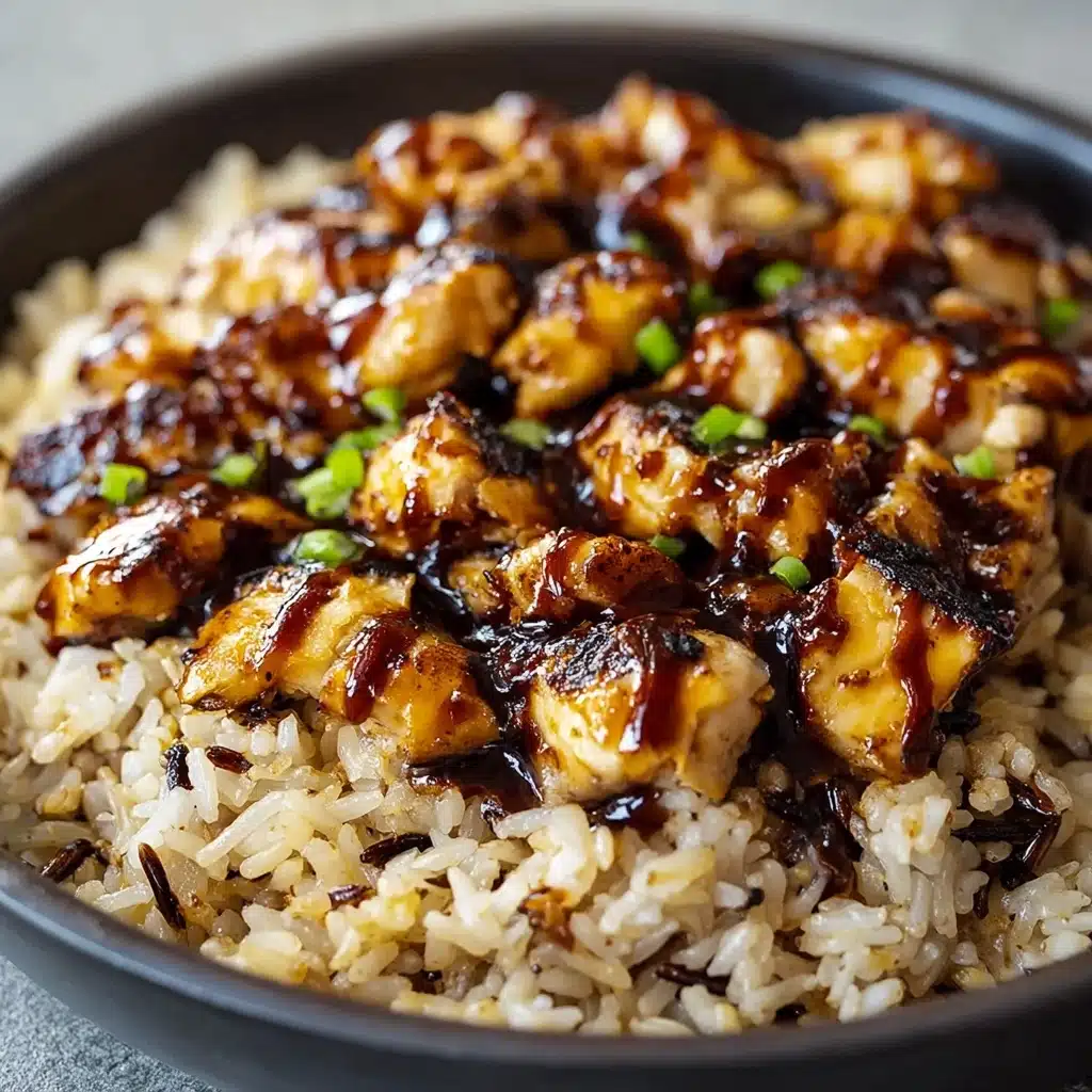 Honey BBQ Chicken Rice Recipe - Recipe Image