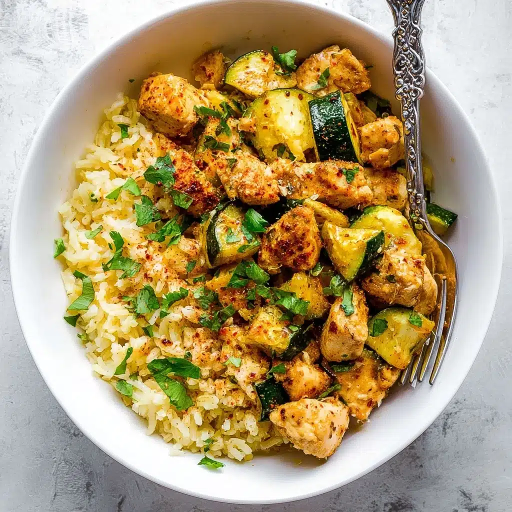 Easy Baked Chicken and Zucchini Recipe - Recipe Image