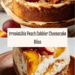 Peach Cobbler Cheesecake Recipe