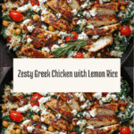Greek Chicken and Lemon Rice Recipe