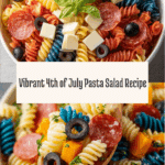 Chilled 4th of July Pasta Salad Recipe